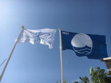 Bandera Azul y simulacro