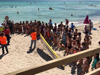 Simulacre de salvament a Platja de Muro	