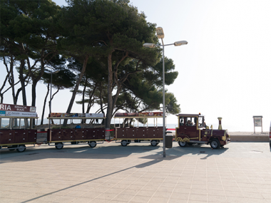 Presenten a Platja de Muro el primer tren turístic amb gas natural d'Europa