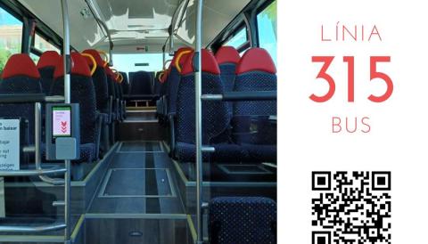 Nous horaris línia 315 bus