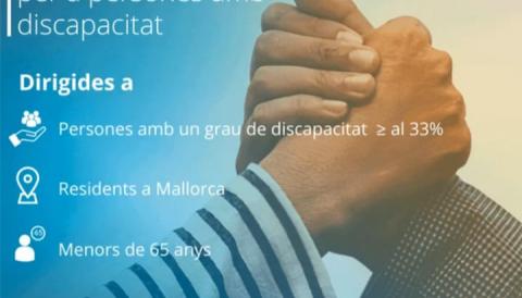 Ajudes econòmiques individuals a persones amb discapacitat de l'institut mallorquí d'afers socials per a l'any 2022