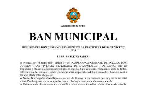 BAN MUNICIPAL