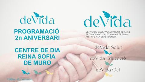 DÍPTIC DIGITAL 2n ANIVERSARI CENTRE DE DIA DE MURO